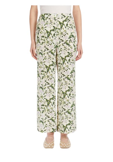pantalone in crepe de chine di pura seta Weekend MAXMARA | REED001